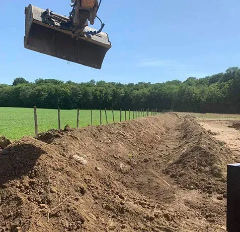Terrassement à Noyant-de-Touraine